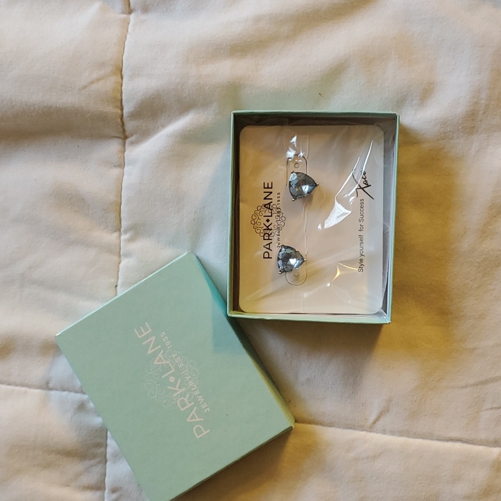 Park Lane Blue Earrings New with box